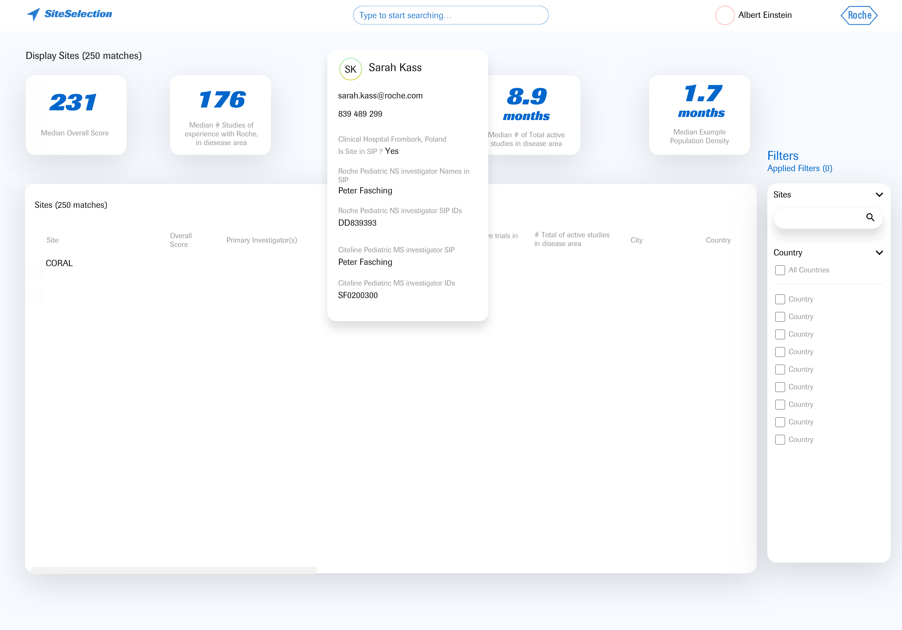 Search and inspect the candidate pool